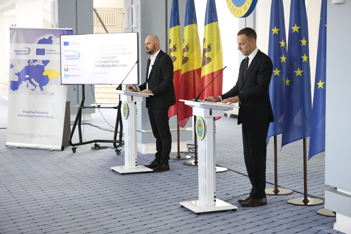 Prezentarea Strategiei și a măsurilor propuse pentru dezvoltarea Sistemelor Inteligente de Transport în Republica Moldova, realizată cu sprijinul Uniunii Europene