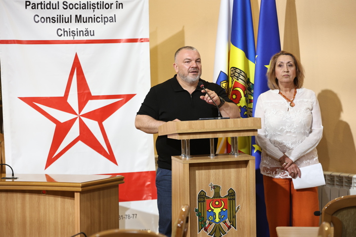 Briefing de presă organizat de fracțiunea PSRM din Consiliul Municipal Chișinău privind bugetul municipal
