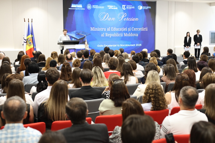 Evenimentul de premiere a elevilor cu media 10 la examenul național de bacalaureat 2026