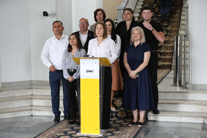 Briefing de presă susținut de fracțiunea Partidului Acțiune și Solidaritate din Consiliul Municipal Chișinău