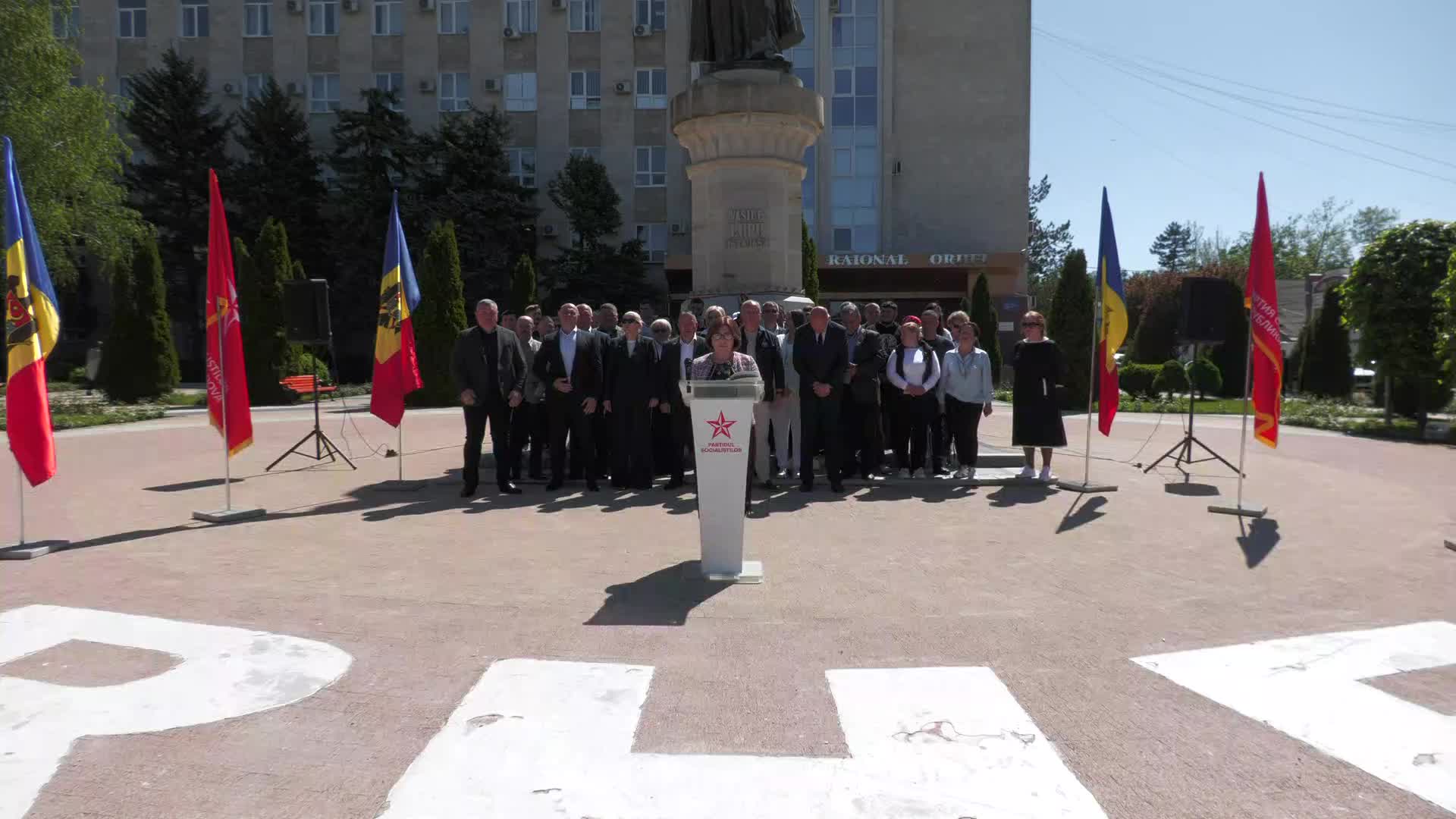 Briefing organizat de Partidul Socialiștilor din Republica Moldova de totalizare a campaniei electorale pentru alegerea primarului orașului Orhei