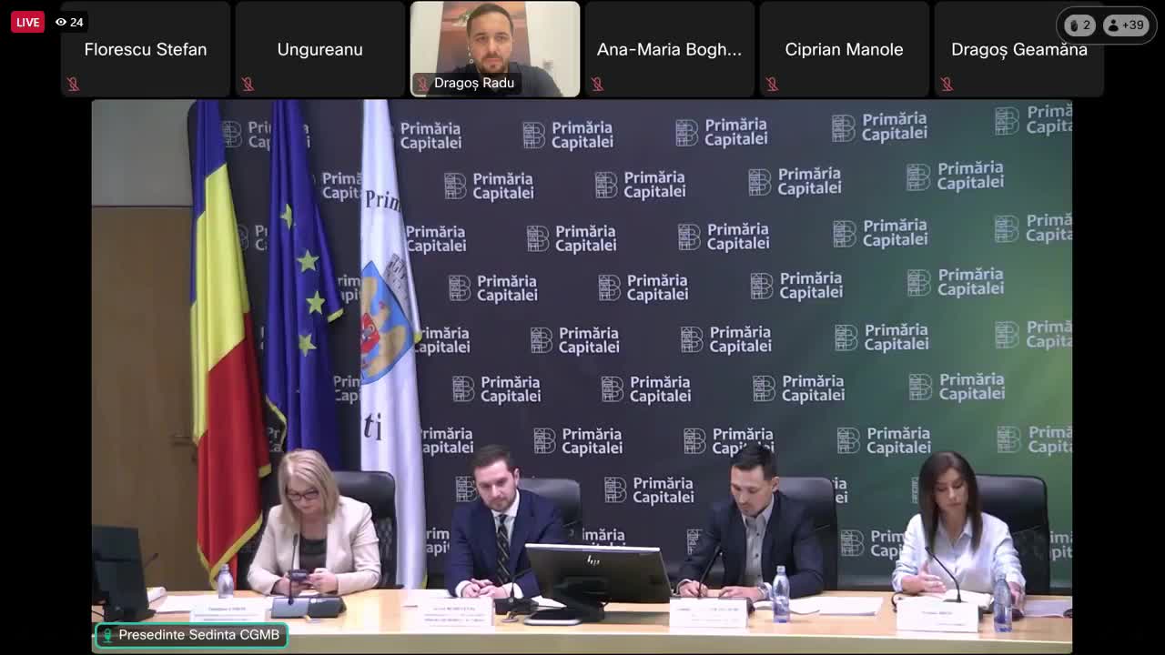 Ședința Consiliului General al Municipiului București din 27 noiembrie 2025