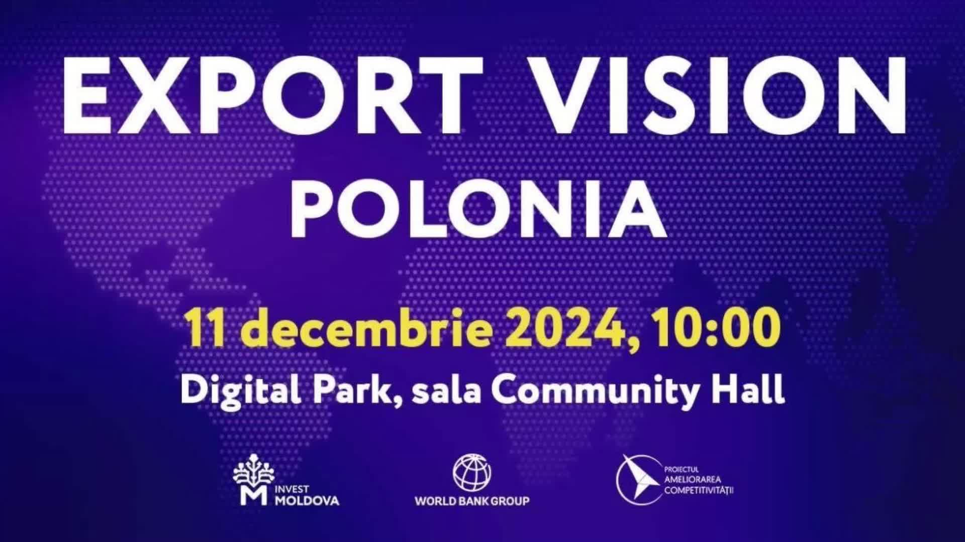 Export Vision Polonia. Studiu de piață destinat companiilor din Republica Moldova