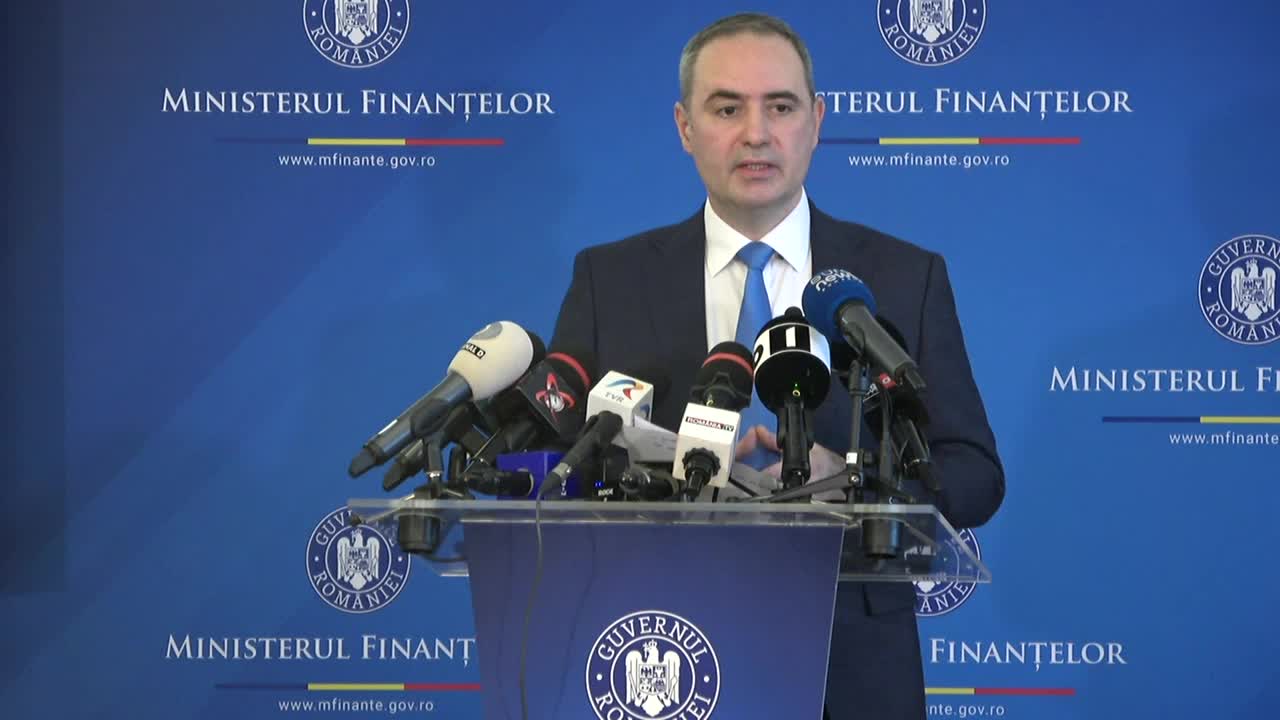 Conferință de presă susținută de ministrul Finanțelor al României, Alexandru Nazare, privind premisele fiscal-bugetare la începutul anului 2026