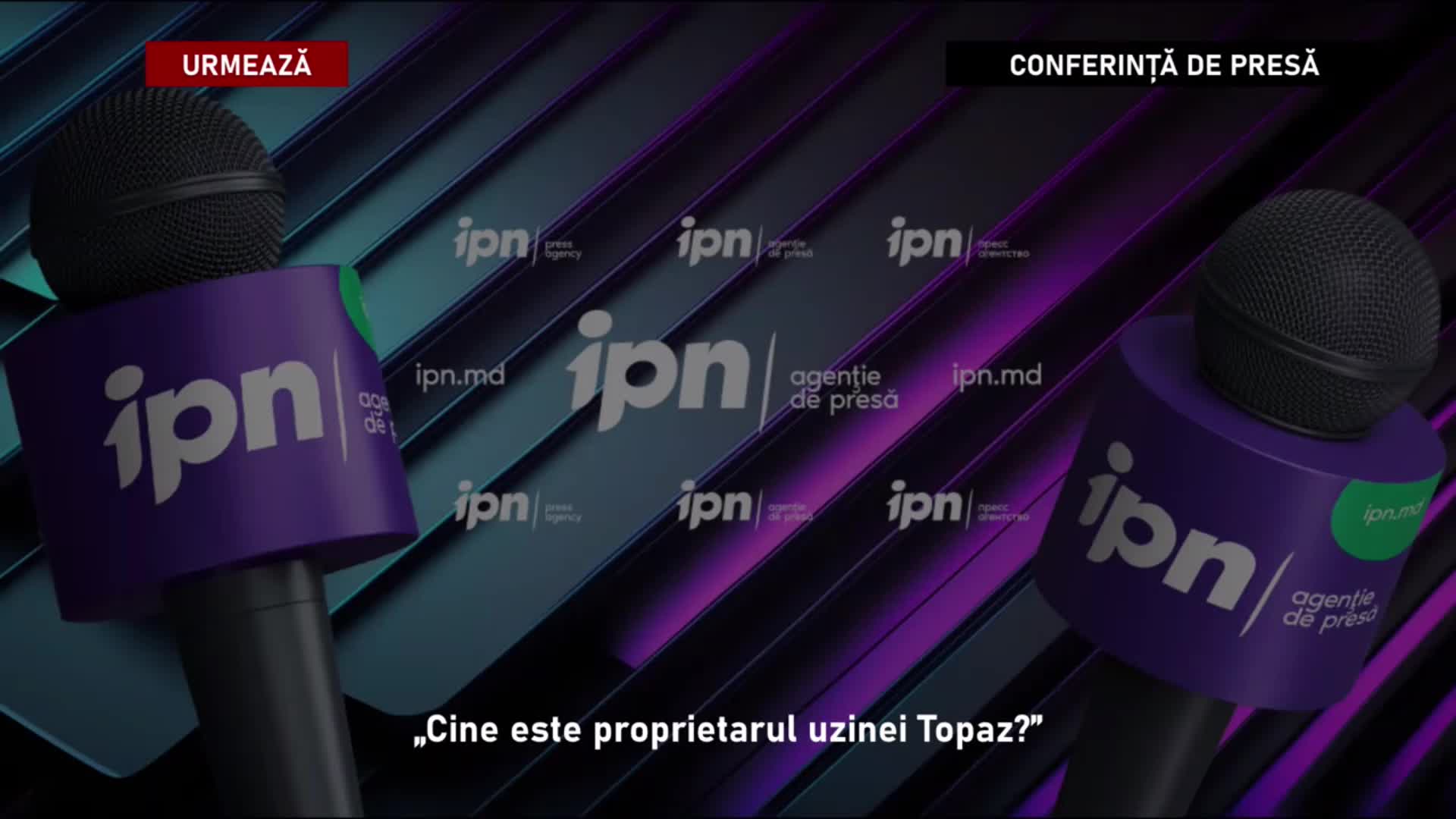 Conferință de presă susținută de administratoarea uzinei Topaz, Inna Linnik, cu tema „Cine este proprietarul uzinei Topaz?”
