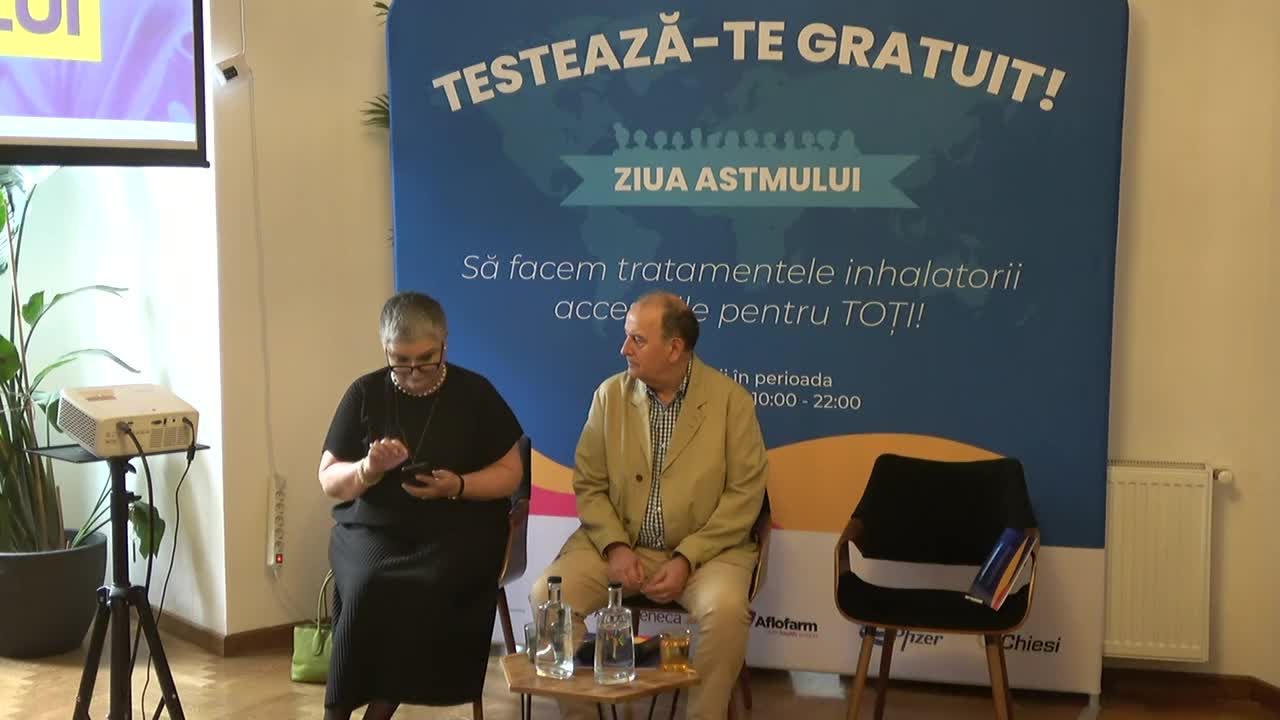 Conferință de presă organizată de Societatea Română de Pneumologie, dedicată Zilei Mondiale a Astmului