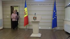 Briefing de presă susținut de către deputații Partidului „ȘOR” și ai Partidului Comuniștilor din Republica Moldova