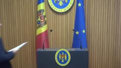 Conferință de presă susținută de ministrul Educației și Cercetării, Anatolie Topală, ministrul Muncii și Protecției Sociale, Marcel Spatari, și secretarul de stat al Ministerului Infrastructurii și Dezvoltării Regionale, Constantin Borosan, după ședința Guvernului Republicii Moldova din 13 iulie 2022