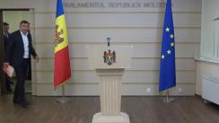 Briefing de presă susținut de deputații Fracțiunii Partidului Acțiune și Solidaritate