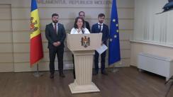 Briefing de presă al deputațior PAS, Marcela Nistor și Eugeniu Sinchevici, despre voucherele culturale pentru tineri
