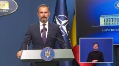 Conferință de presă după ședința Guvernului României din 3 august 2022