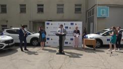 Evenimentul de donație a 15 automobile pentru ANSP, din partea Uniunii Europene și a Organizației Mondiale a Sănătății