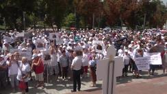 Acțiune de protest organizată de Partidul "ȘOR" în fața Președinției Republicii Moldova „Free Marina, jos Maia!”