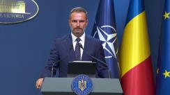 Conferință de presă după ședința Guvernului României din 26 august 2022