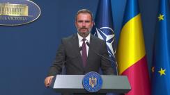 Conferință de presă după ședința Guvernului României din 1 septembrie 2022