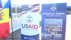 Ceremonia de transmitere a 6 birouri mobile din partea USAID către Serviciul Vamal al Republicii Moldova pentru punctele moldo-române de control comun cu o singură oprire