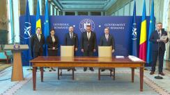 Ceremonia de semnare a convențiilor de garantare pentru noul program guvernamental IMM INVEST, în anul 2022