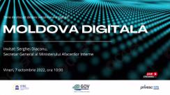 Seria de discuții publice IPRE „Moldova Digitală”. Invitat: Serghei Diaconu, Secretar General al Ministerului de Afacerilor Interne