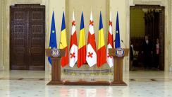 Declarații de presă susținute de Președintele României, Klaus Iohannis, și Președintele Georgiei, Salome Zourabichvili
