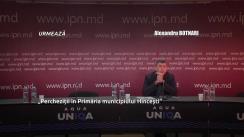Conferință de presă susținută de Alexandru Botnari cu tema „Percheziții în Primăria municipiului Hîncești”