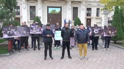 Flashmob organizat de Partidul ȘOR în fața Misiunii OSCE de la Chișinău