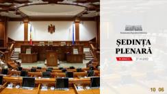 Ședința Parlamentului Republicii Moldova din 27 octombrie 2022
