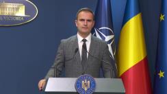 Conferință de presă după ședința Guvernului României din 28 octombrie 2022