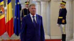 Primirea Președintelui Republicii Moldova, Maia Sandu de către Președintele României, Klaus Iohannis, la Palatul Cotroceni