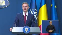 Conferință de presă după ședința Guvernului României din 2 noiembrie 2022