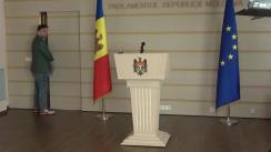 Declarațiile lui Dumitru Alaiba în timpul ședinței Parlamentului Republicii Moldova din 3 noiembrie 2022