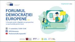 Forumul Democrației Europene - O Europă verde și digitală: perspective și oportunități pentru tineri
