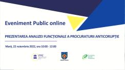 Evenimentul public de prezentare a Analizei Funcționale a Procuraturii Anticorupție