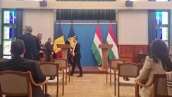 Conferință comună de presă susținută de ministrul Afacerilor Externe, Bogdan Aurescu și a ministrului Afacerilor Externe și Comerțului Exterior al Ungariei, Peter Szijjártó 