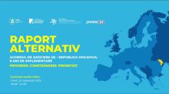 Prezentarea Raportului Alternativ „Acordul de Asociere Moldova-UE: 8 ani de implementare - Progrese. Constrângeri. Priorități.”