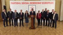 Conferința de presă susținută de conducerea aleasă a Partidului Social Democrat European