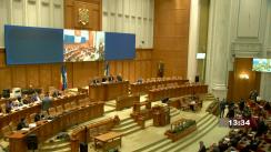 Ședința comună a Camerei Deputaților și Senatului României din 23 noiembrie 2022
