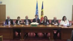 Conferință de presă organizată de Ministerul Muncii și Protecției Sociale și Agențiile ONU privind lansarea Programului de asistență în numerar a populației afectate de criză din Moldova