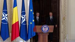 Declarații de presă susținute de către președintele României, Klaus Iohannis, și Secretarului General al NATO, Jens Stoltenberg
