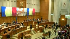 Ședința solemnă comună a Camerei Deputaților și Senatului consacrată sărbătoririi zilei de 1 decembrie, Ziua Națională a României