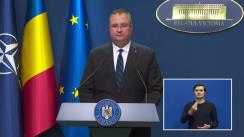 Declarații de presă susținute de premierul României, Nicolae-Ionel Ciucă
