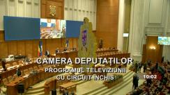 Ședința comună a Camerei Deputaților și Senatului României pentru dezbateri asupra Proiectului Legii bugetului de stat și a Proiectului legii bugetului asigurărilor sociale de stat pe anul 2023