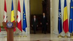 Declarații de presă comune susținute de Președintele României, Klaus Iohannis și Președintele Confederației Elvețiene, Ignazio Cassis