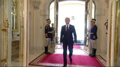 Primirea oficială a șefilor de delegații a guvernelor Republicii Azerbaidjan, Georgiei, Ungariei și României, de către Președintele României, Klaus Iohannis, la Palatul Cotroceni