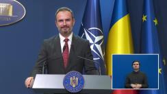 Conferință de presă după ședința Guvernului României din 28 decembrie 2022