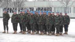 Ceremonia de detașare a celui de-al 18-lea contingent al Armatei Naționale în misiunea de menținere a păcii KFOR din Kosovo