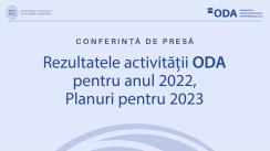 Conferință de presă organizată de Ministerul Economiei și Organizația pentru Dezvoltarea Antreprenoriatului cu tema „Rezultatele activității ODA pentru anul 2022, planuri pentru 2023”