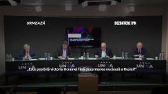 Dezbaterea publică organizată de Agenția de presă IPN la tema „Este posibilă victoria Ucrainei fără dezarmarea nucleară a Rusiei? S-a copt omenirea pentru dezarmarea nucleară generală?”