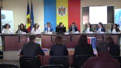 Eveniment de educație electorală, cu participarea unui grup de studenți de la Universitatea de Stat din Moldova