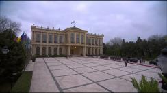 Primirea de către Președintele Republicii Azerbaidjan, Ilham Aliyev, pe Președintele României, Klaus Iohannis la Palatul Prezidențial Zuğulba