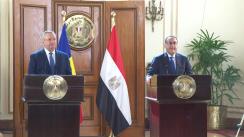 Declarații comune de presă susținute de prim-ministrul României, Nicolae Ionel Ciucă și prim-ministrul Republicii Arabe Egipt, Mostafa Madbouly
